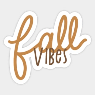 Fall Vibes Sticker